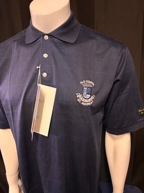 New mens medium Old Course at St Andrews cotton golf polo